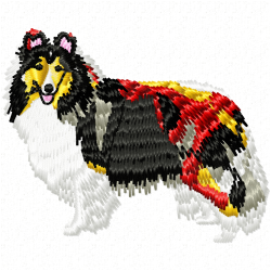 Dogs Embroidery Design 4 Dogs Embroidery Design 4
